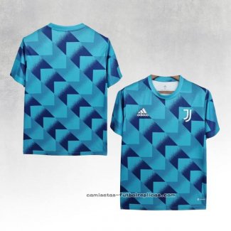 Camiseta Pre Partido del Juventus 2022 Azul